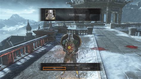 dark souls solaire summon sign not there|Can't summon Solaire for the Demon Ruins Centipede Boss..
